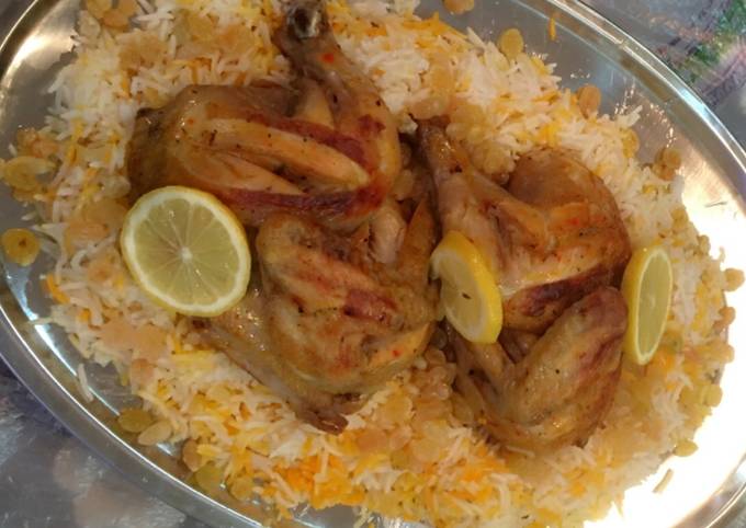  Resep enak buat Nasi mandhi ayam (mandhi dujaj) masak rice cooker dijamin sesuai selera