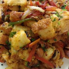 A picture of Bread poha.