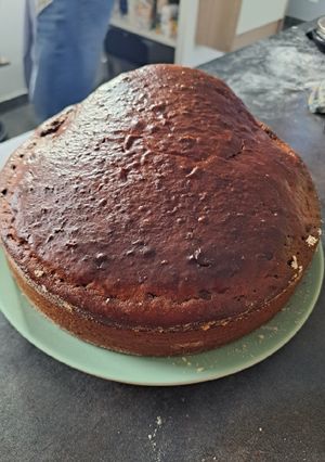 Une photo de Gâteau cacahuète chocolat