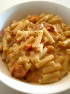A picture of Smoked Salmon Pasta.