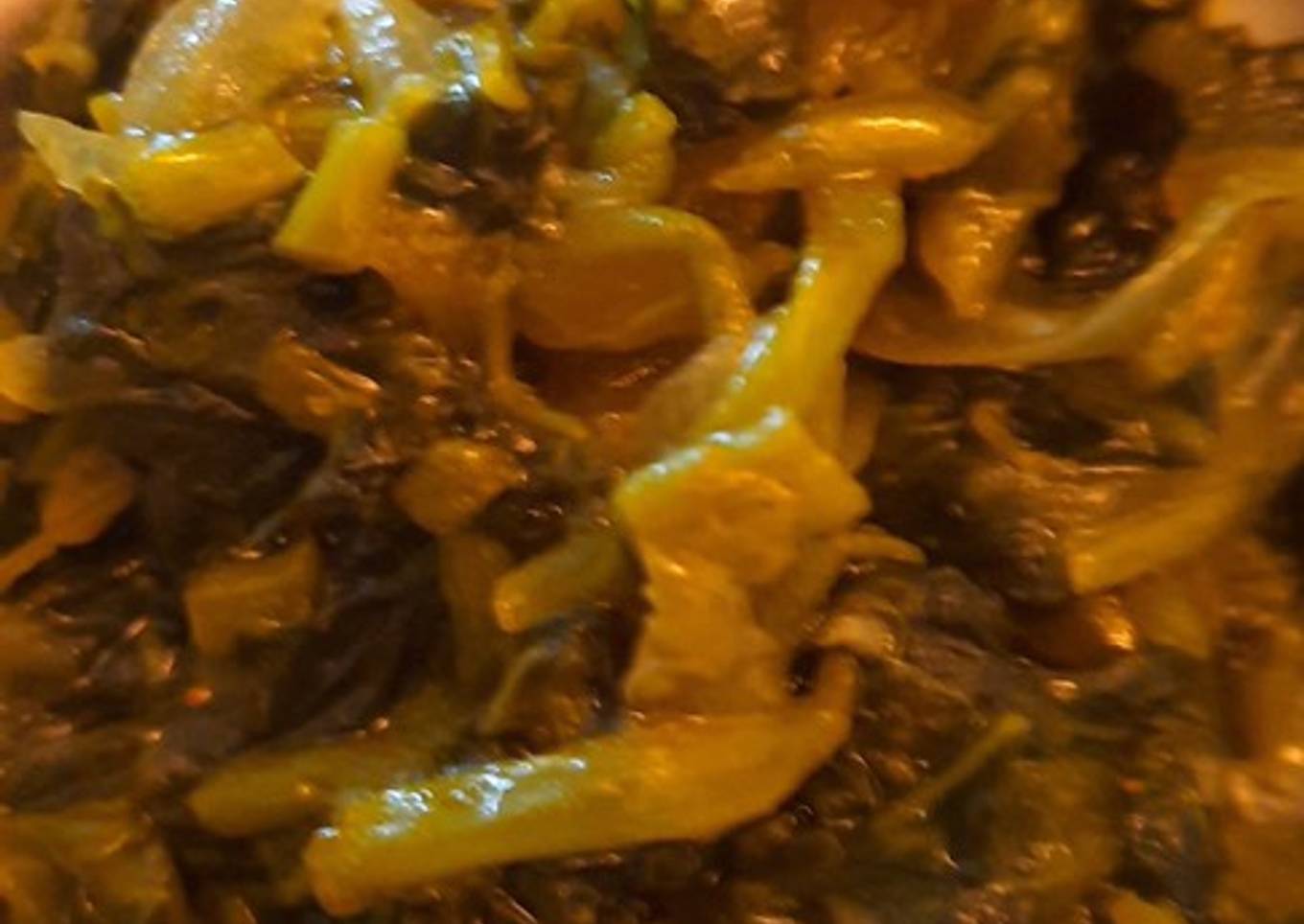 Spinach stir fry (cheera masiyathu)