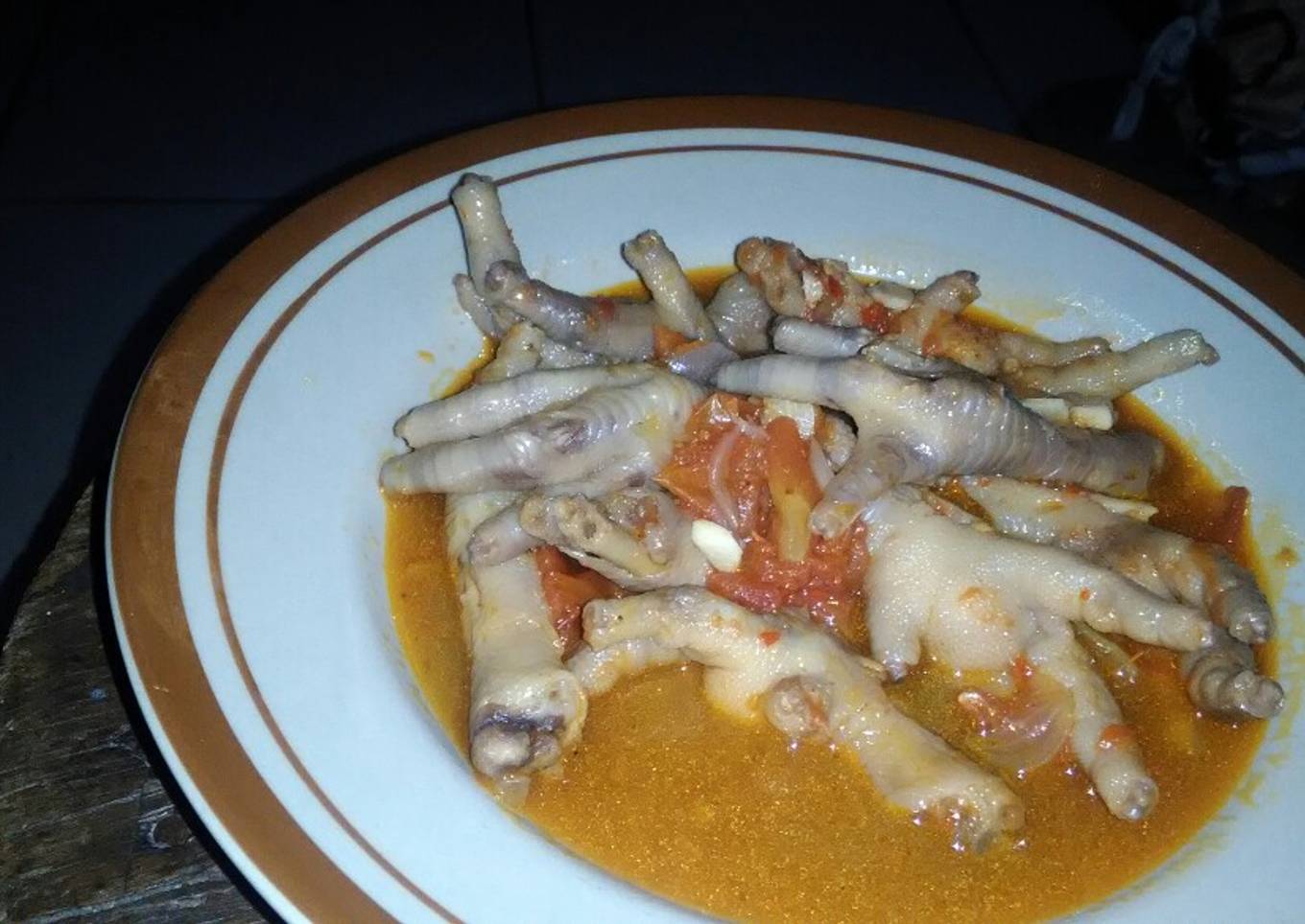 Ceker Pedas Ala Aya
