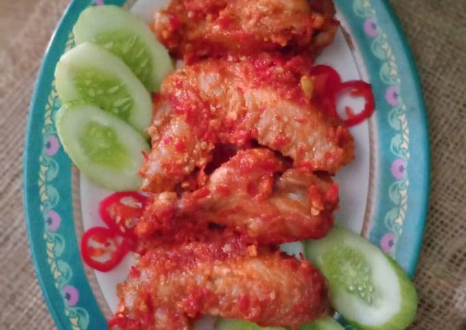 Resep Sayap Ayam Bumbu Rujak Resep Tante Ade, Sempurna