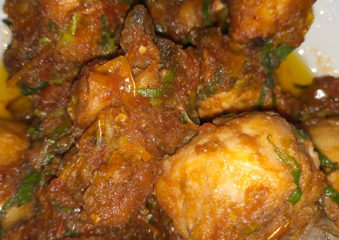 Ayam goreng sambal bumbu bali