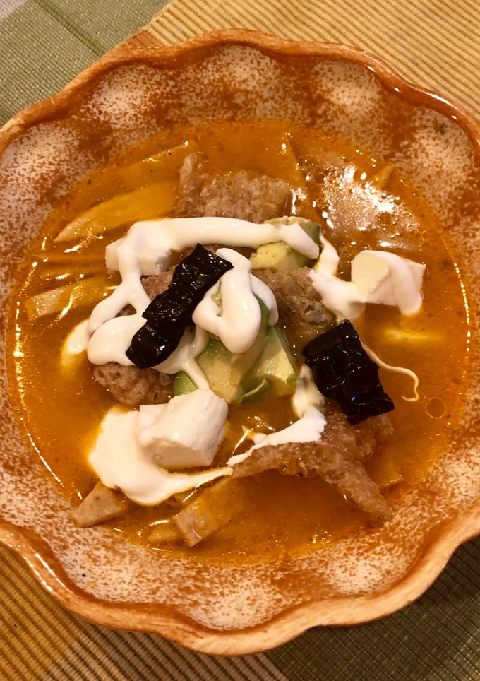 Una foto de Sopa de Tortilla