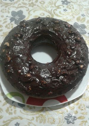 صورة لوصفة كيكة بدانيت شوكولاتة