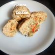 Scallions egg moi moi