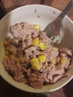 A picture of Tuna salad.