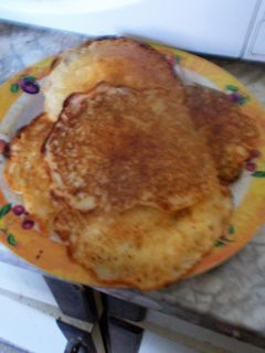 Kókuszos amerikai palacsinta rizslisztből recept fotója