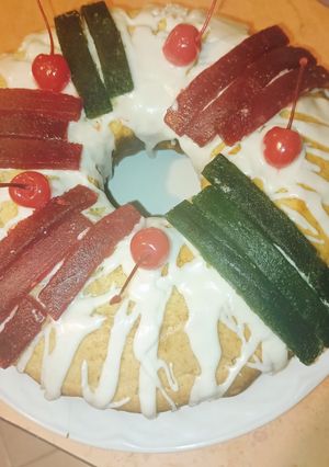 Una foto de Rosca de reyes fácil tipo pastel