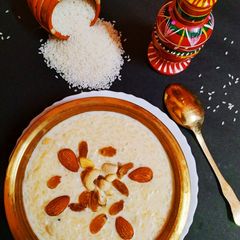 A picture of Gobindo bhog payesh.