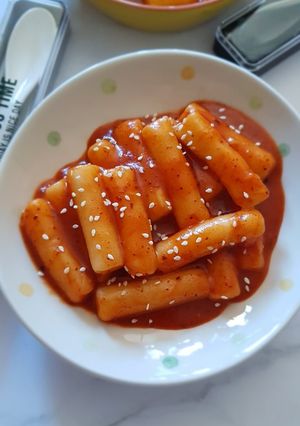 A picture of Tteokbokki.
