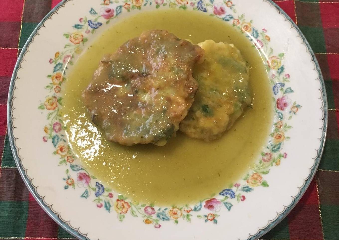 Tortitas de calabaza con queso y cilantro