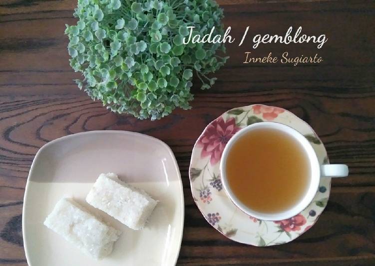 resep cara mengolah 5. Jadah / gemblong