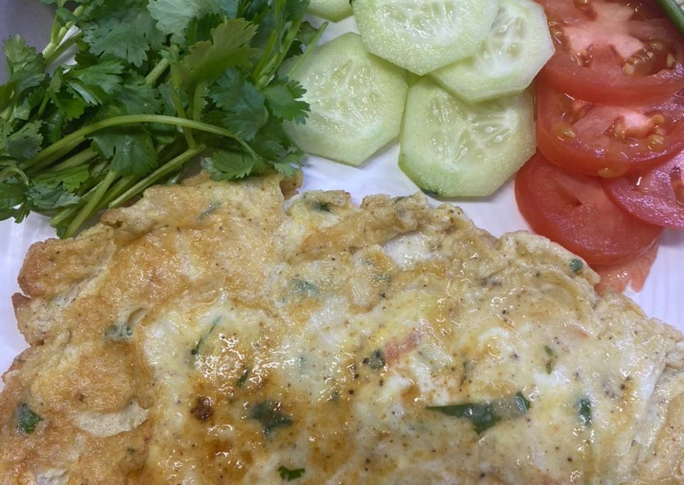 Breakfast cheese egg