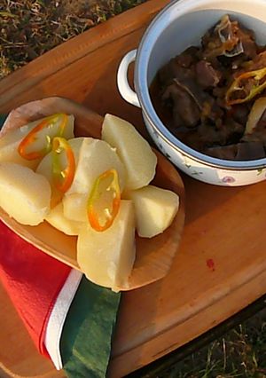 Szőlőhegyi birkapörkölt recept fotója