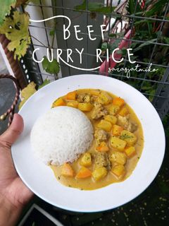 Foto resep Beef Curry Rice