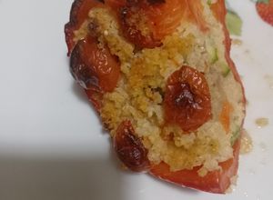 Foto di Peperone ripieno di miglio