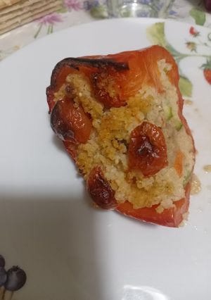 A picture of Millet-Stuffed Bell Peppers.