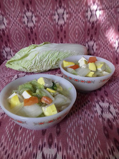 Foto resep Sayur bening sawi dan tahu