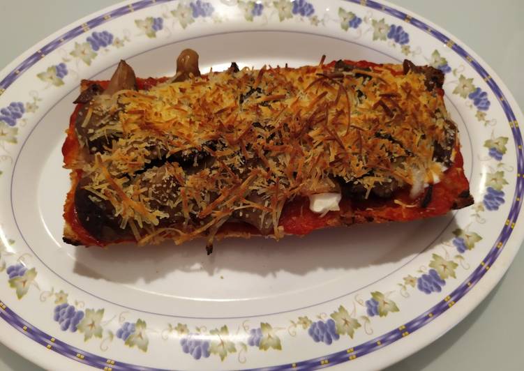 Panini de setas y queso