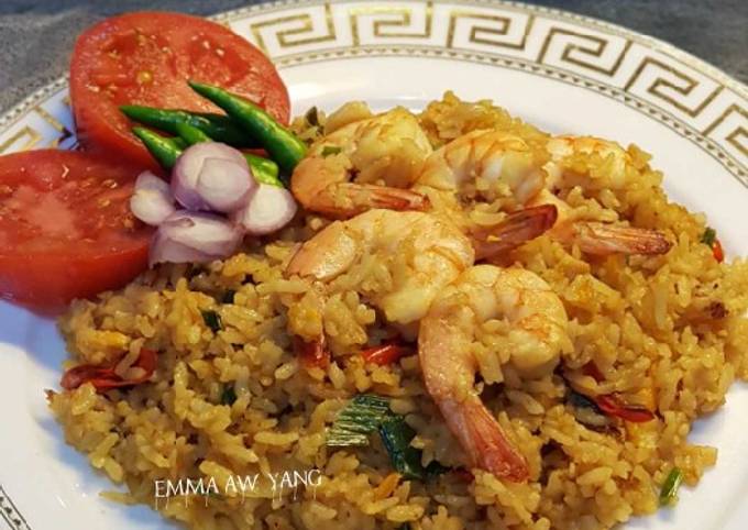 Resep: Nasi goreng udang saus tiram nyonya liem Bunda Pasti Bisa