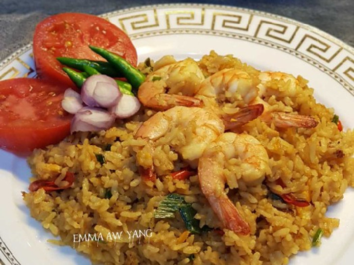 Resep: Nasi goreng udang saus tiram nyonya liem Bunda Pasti Bisa