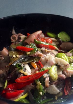 Foto resep Cumi Asin Pete Empuk tanpa MSG