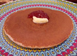 Una foto de Hot cakes integrales