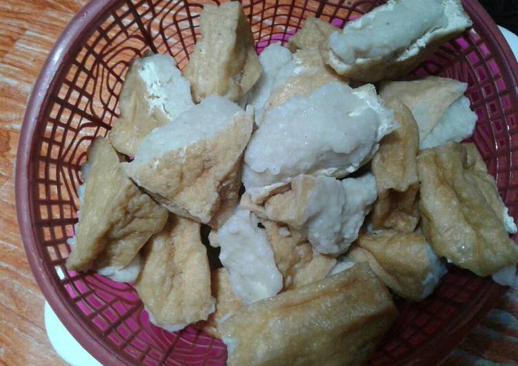 Bakso ikan selimut tahu