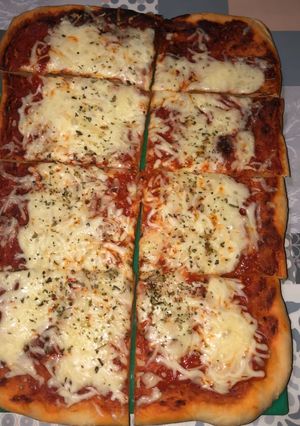 Una foto de Pizza casera