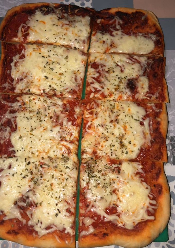 Una foto de Pizza casera