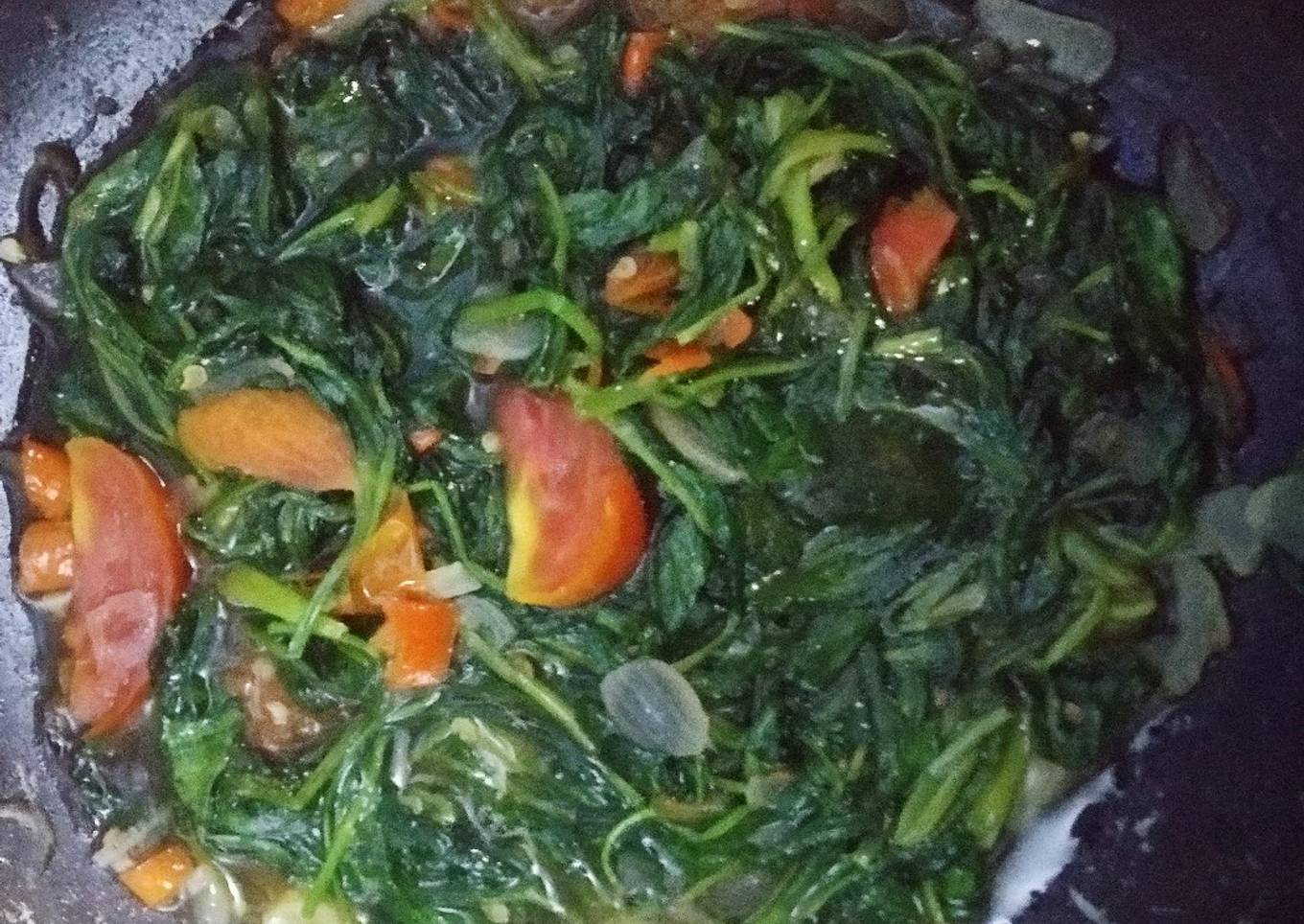 Bayam panggang