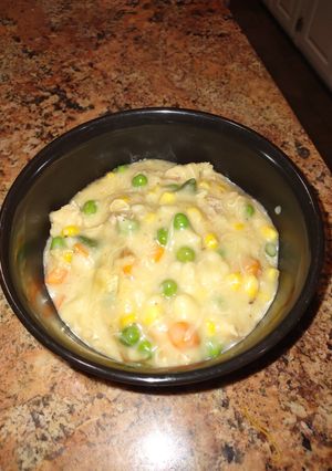 A picture of Pressure Cooker Pot Pie Soup.