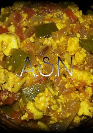 A picture of Paneer Bhurjee (Street Food Style).