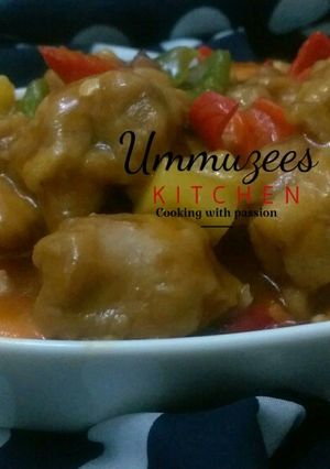 A picture of Sweet And Sour Chicken.