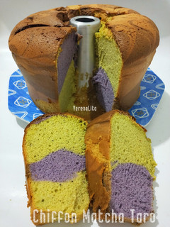 Foto resep Chiffon Matcha Taro