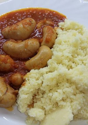 Pulykahere pörkölt, kuszkuszal recept fotója