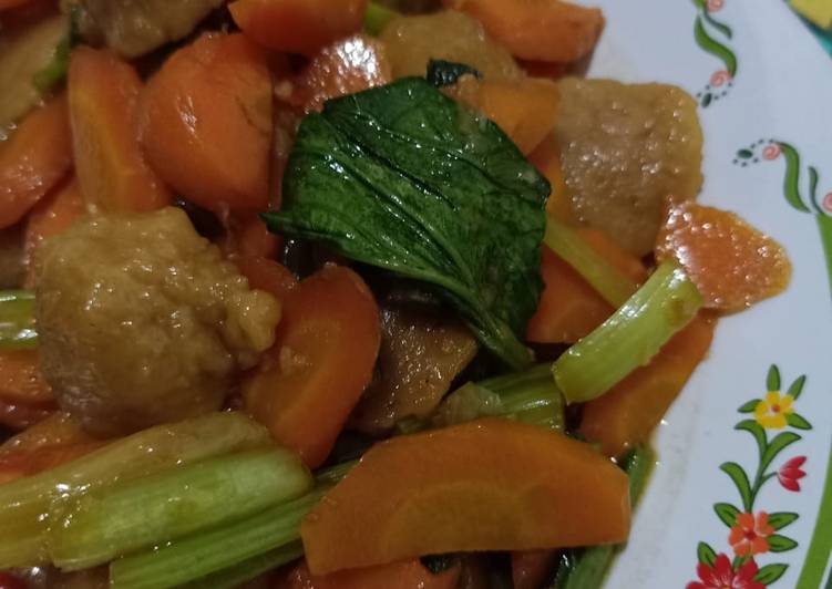 Proses mengolah Sayur Capcay bakso sapi, Anti Gagal