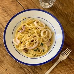 A picture of 🍝 Basic☆ Squid- spaghetti aglio olio e peperoncino.