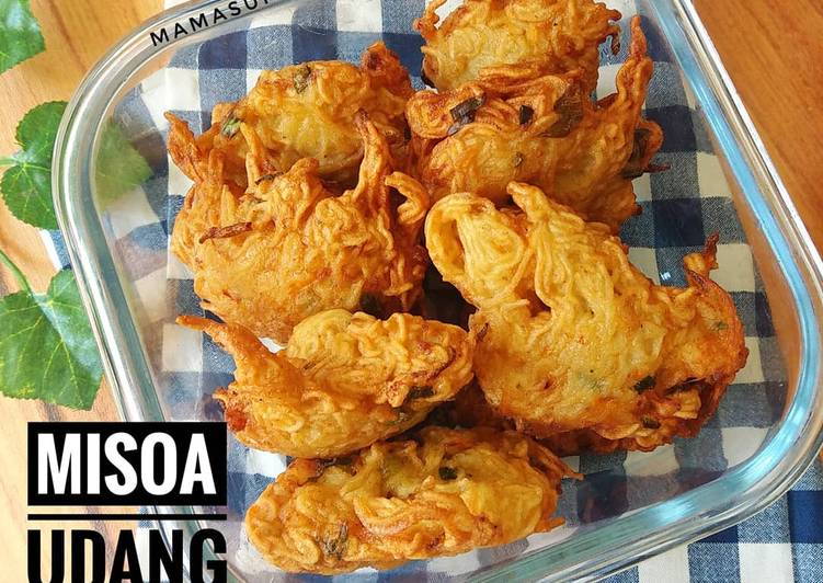 Resep Misoa udang goreng Anti Gagal