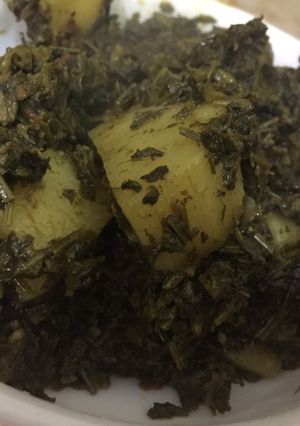 A picture of Alo methi.
