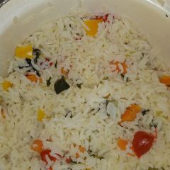 Vegetable rice A picture of Vegetable rice.
