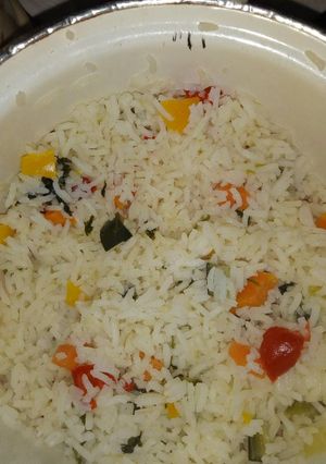 A picture of Vegetable rice.