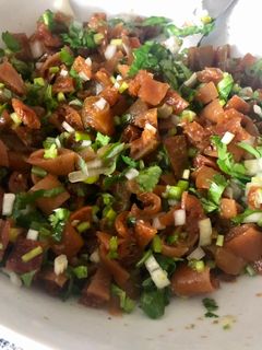 Una foto de Ceviche de cochayuyo