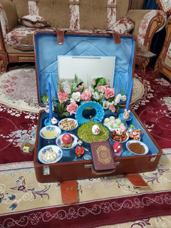 عکسی از دستور سفره هفت سین صرفا جهت ایده