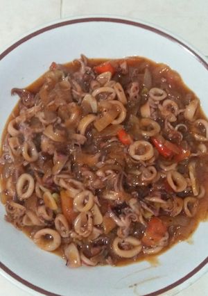 Foto resep Cumi asam manis