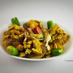 A picture of Chicken phuchka.
