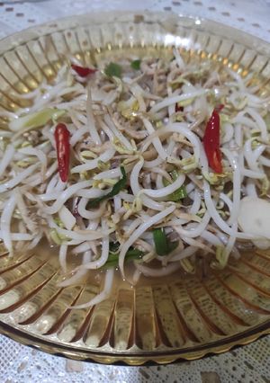 Foto resep Tauge cah Teri Medan