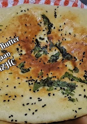 A picture of 🌮Kalonji Butter Naan🌮 (nigella seeds butter naan).